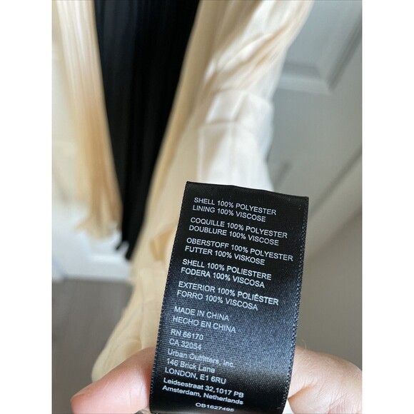 NWT Anthropologie Maeve Pleated Colorblock Midi Dress Size 8 READ - Picture 4 of 10